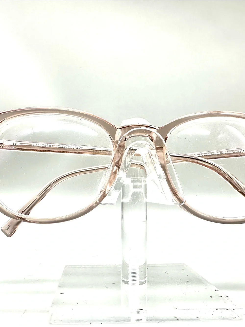 Warby Parker Durand XW LBF 668 Eyeglasses Rose Water Crystal Pink 53-20-150